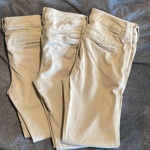 Bundle Abercrombie Kids khaki shorts and pants